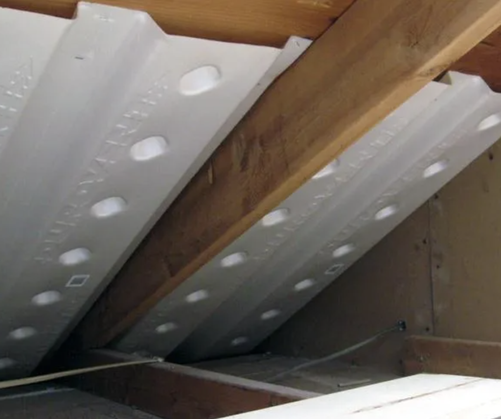 attic baffle installation